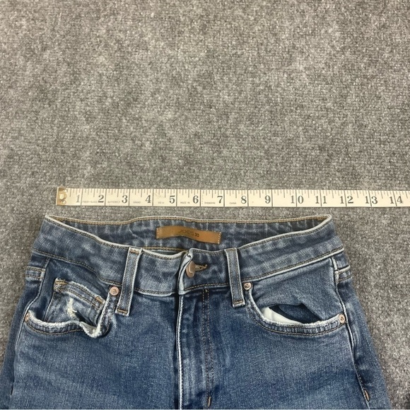 JOES JEANS Women’s The Milla High Rise Straight Ankle Denim Jeans Raw hem sz 25 - Picture 8 of 8